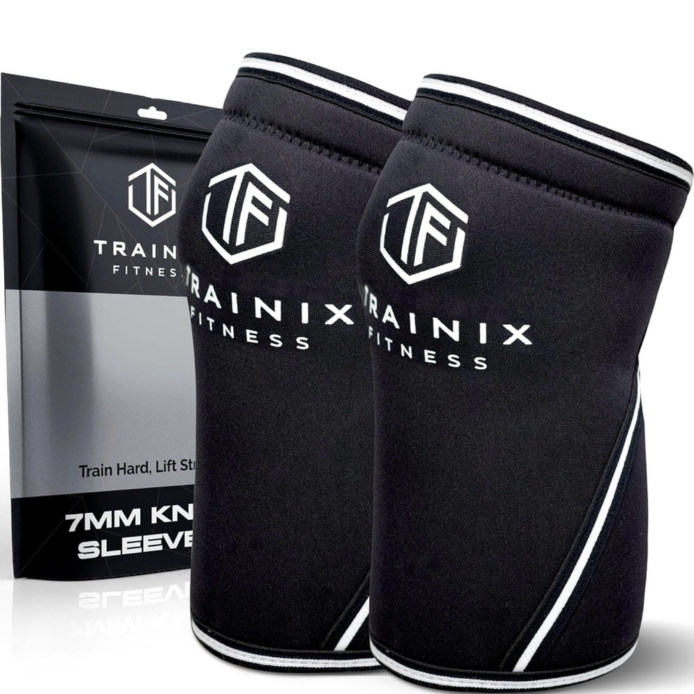 Black Knee Support Sleeves